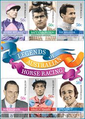 legends australian horse racing several leading identities will honoured when australia post
