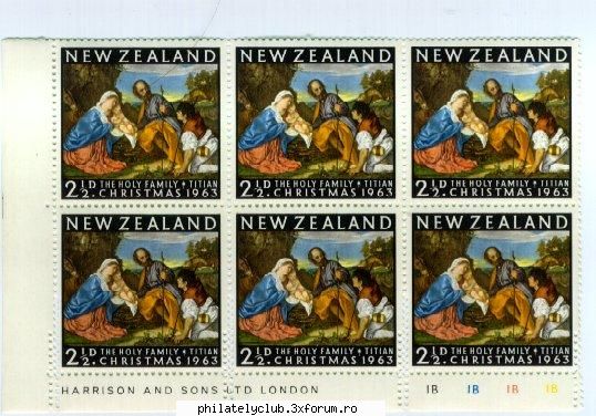 classic stamps xmas.1 1963 1963. unhinged plate block with partial quadruple unlisted and